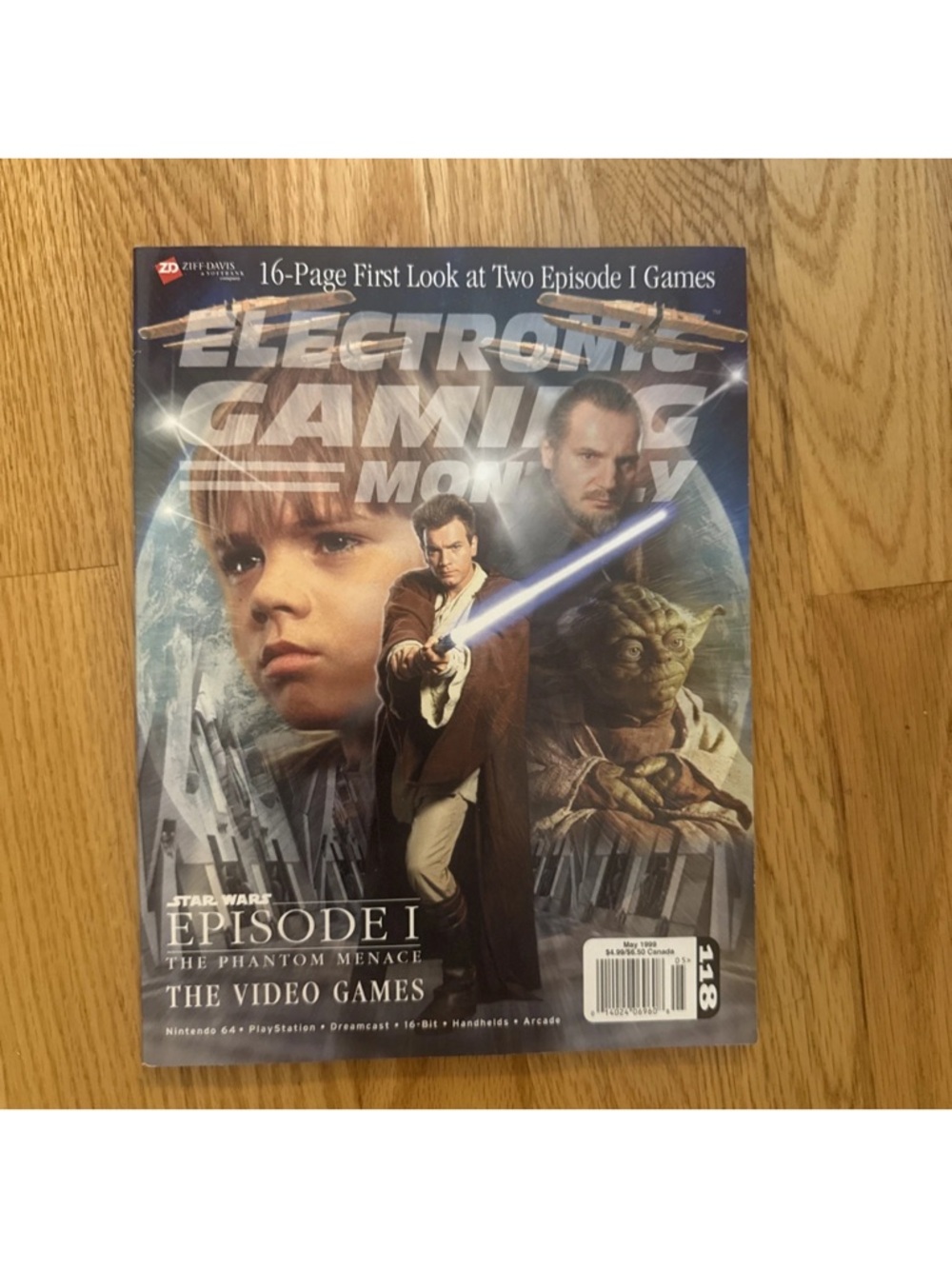 Electronic Gaming Monthly Magazine Issue 118  May 1999 Star Wars Episode 1